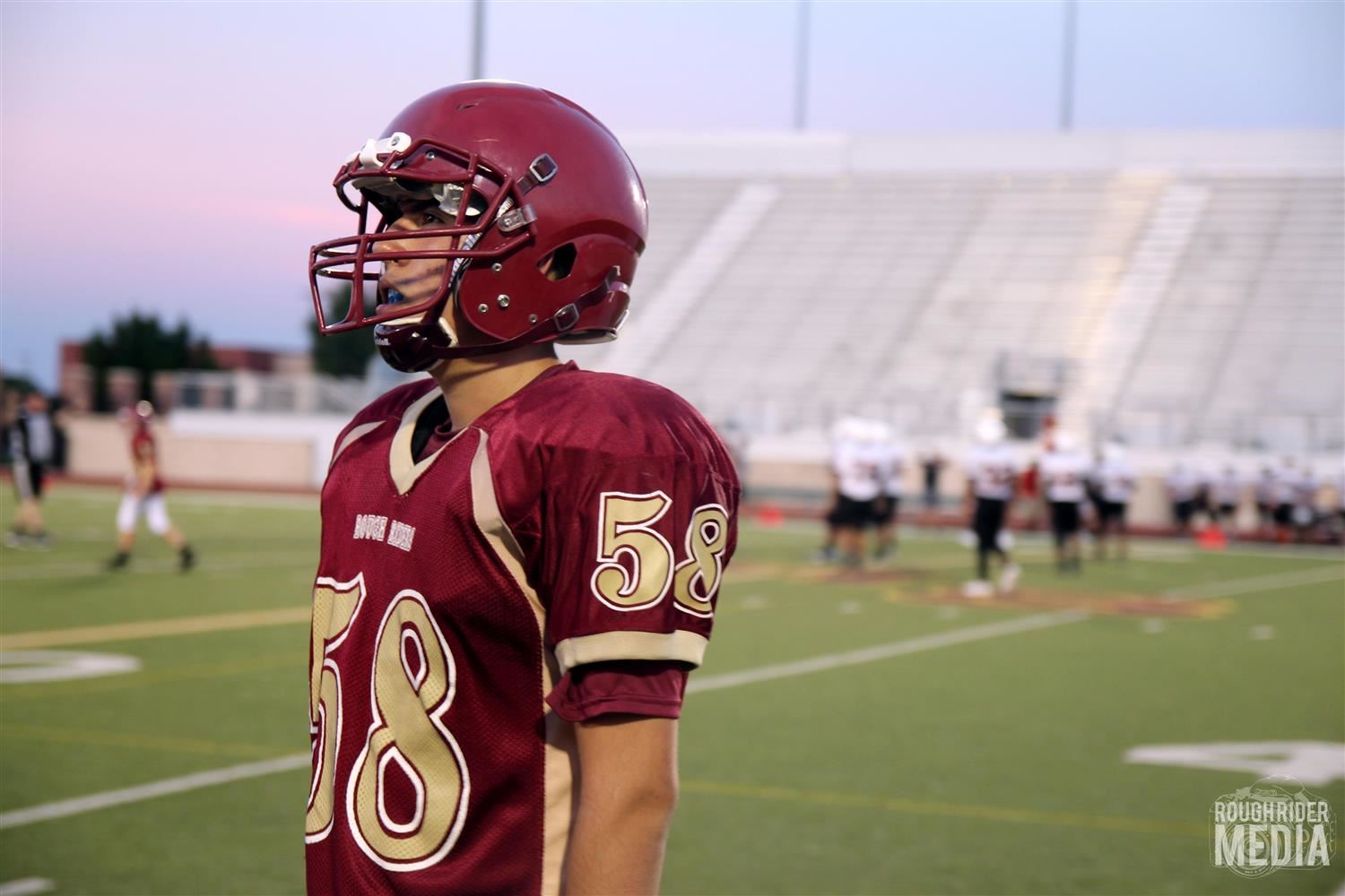 photo of SHS football player courtesy of Rough Rider Media
